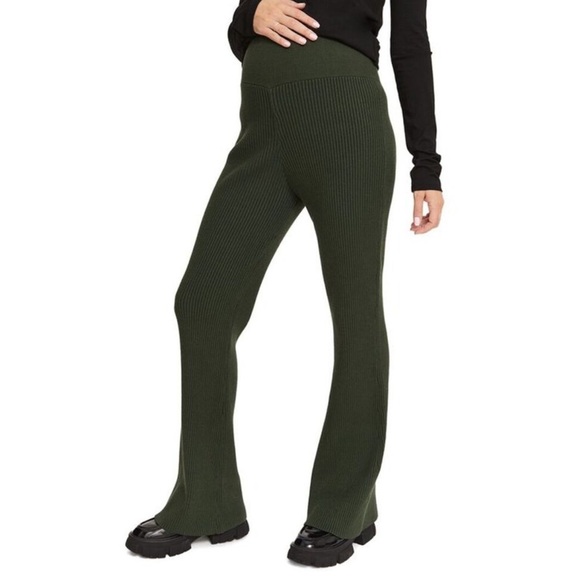 HATCH Maternity Rib Knit Pants Size 2 - Picture 1 of 6